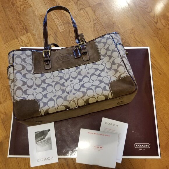 Coach Tote - Vintage in perfect condition - even with box - F040-1442 - Picture 11 of 16